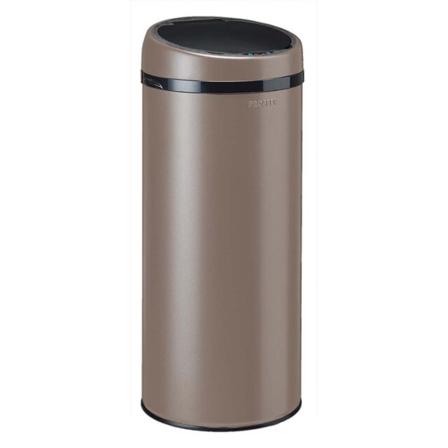 Prosper la poubelle française - Poubelle cuisine automatique 45L Taupe