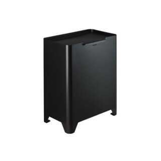 Prosper la poubelle française - Poubelle cuisine de tri sélectif 2x20L avec seaux Noir Basalte