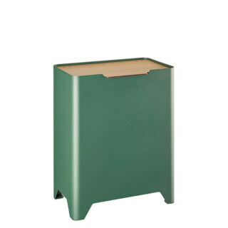 Prosper la poubelle française - Poubelle cuisine de tri sélectif 2x20L avec seaux Vert Natura