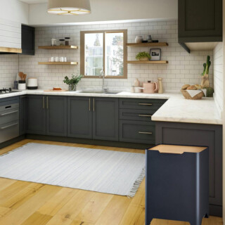 Poubelle cuisine de tri sélectif 2x30L Gris Anthracite par la marque Prosper la poubelle française Prosper la poubelle française - Poubelle cuisine de tri sélectif 2x30L Gris Anthracite