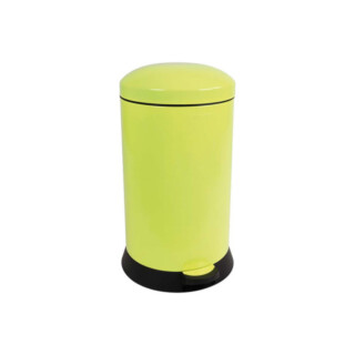 Prosper la poubelle française - Poubelle de cuisine à pédale 20L Jaune Fluo