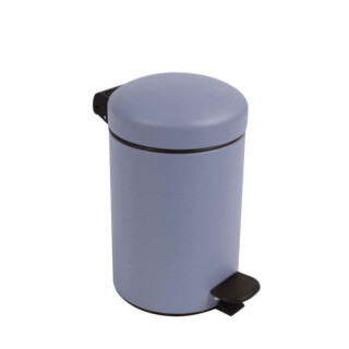 Prosper la poubelle française - Poubelle salle de bain à pédale 3L Bleu Lavande