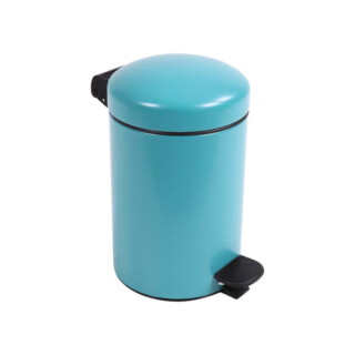 Poubelle salle de bain à pédale 3L Bleu Turquoise par la marque Prosper la poubelle française Prosper la poubelle française - Poubelle salle de bain à pédale 3L Bleu Turquoise