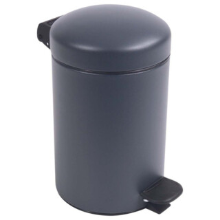 Poubelle salle de bain à pédale 3L Gris Anthracite par la marque Prosper la poubelle française Prosper la poubelle française - Poubelle salle de bain à pédale 3L Gris Anthracite
