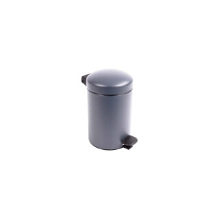 Prosper la poubelle française - Poubelle salle de bain à pédale 3L Gris Galet