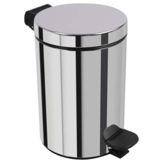 Prosper la poubelle française - Poubelle salle de bain à pédale 3L Inox