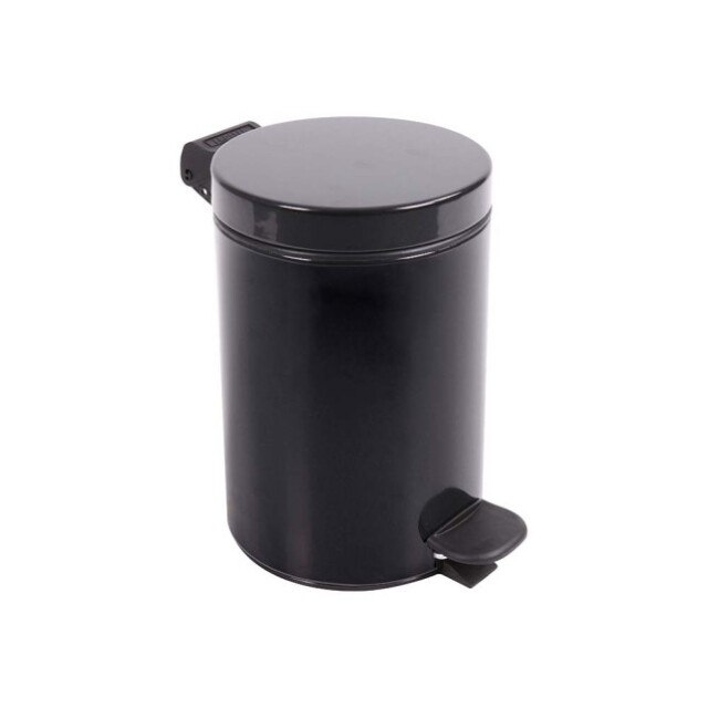 Prosper la poubelle française - Poubelle salle de bain à pédale 3L Noir Graphite