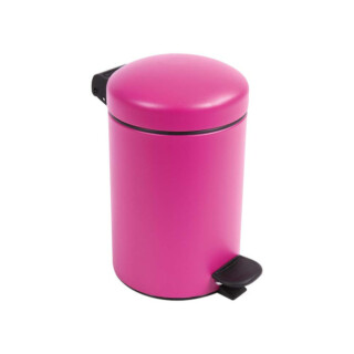 Poubelle salle de bain à pédale 3L Rose Pitaya par la marque Prosper la poubelle française Prosper la poubelle française - Poubelle salle de bain à pédale 3L Rose Pitaya