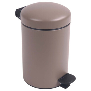 Poubelle salle de bain à pédale 3L Taupe par la marque Prosper la poubelle française Prosper la poubelle française - Poubelle salle de bain à pédale 3L Taupe