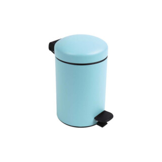 Prosper la poubelle française - Poubelle salle de bain à pédale 3L Vert dEau