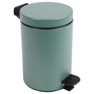 Prosper la poubelle française - Poubelle salle de bain à pédale 3L Vert Natura