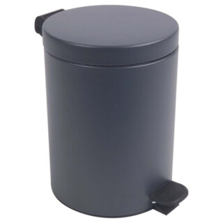 Poubelle salle de bain à pédale 5L Gris Anthracite par la marque Prosper la poubelle française Prosper la poubelle française - Poubelle salle de bain à pédale 5L Gris Anthracite