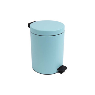 Prosper la poubelle française - Poubelle salle de bain à pédale 5L Vert dEau