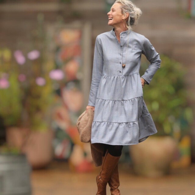 Quintessence - Robe Bella - jean beu clair