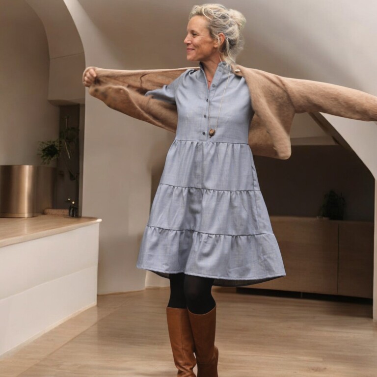 Quintessence - Robe Bella - jean beu clair