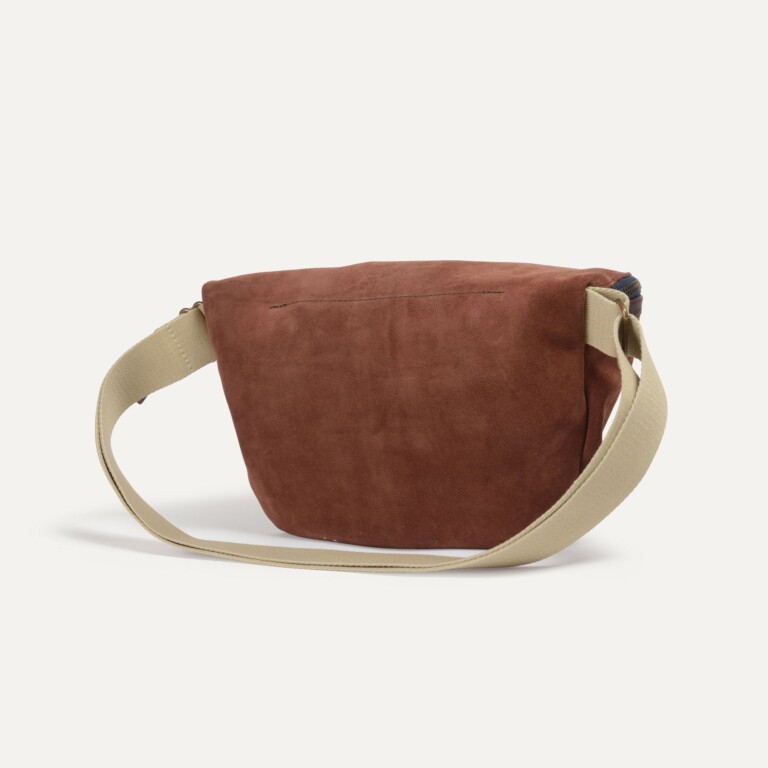 Bleu De Chauffe - Sac Banane New Beat XL - Marron rubis