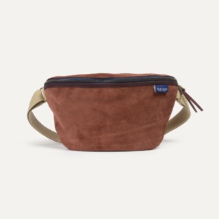 Bleu de Chauffe - Sac Banane New Beat XL – Marron rubis