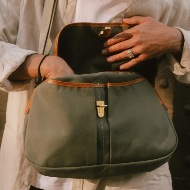 Bleu De Chauffe - Sac besace Léon - Lichen