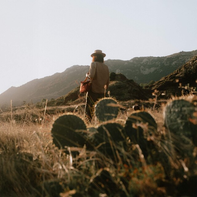 Bleu De Chauffe - Sac besace Léon - Rouge Cardinal
