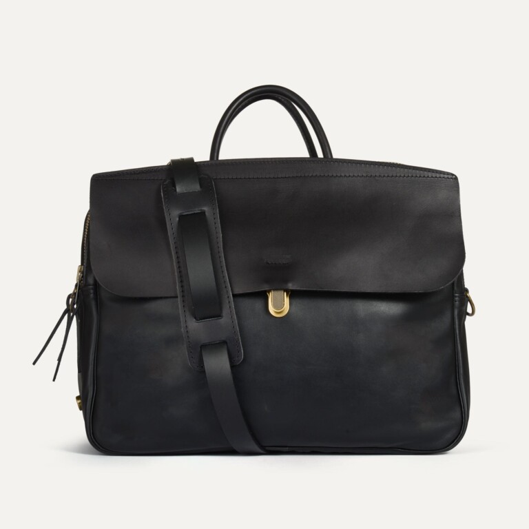 Bleu De Chauffe - Sac Business Zeppo - Liscio  Noir