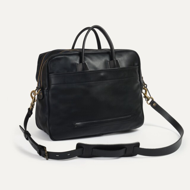 Bleu De Chauffe - Sac Business Zeppo - Liscio  Noir