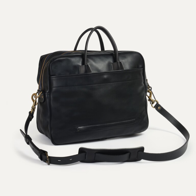 Bleu De Chauffe - Sac Business Zeppo - Liscio  Noir
