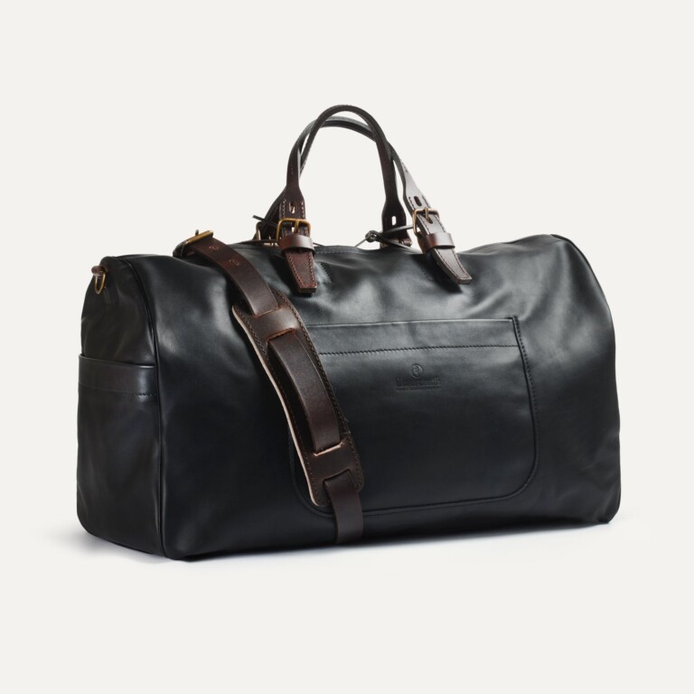 Bleu De Chauffe - Sac de voyage Hobo liscio - Noir