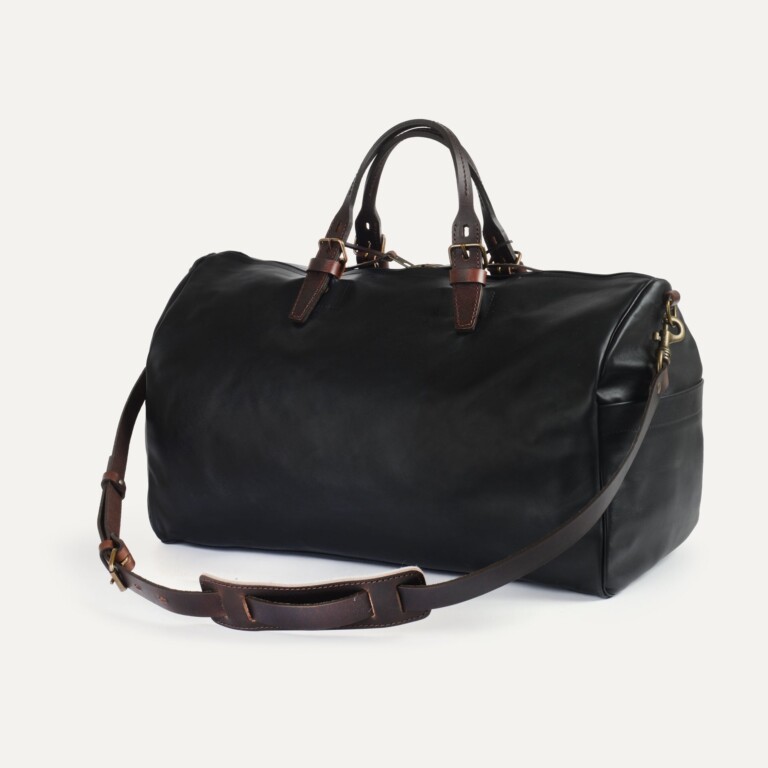 Bleu De Chauffe - Sac de voyage Hobo liscio - Noir