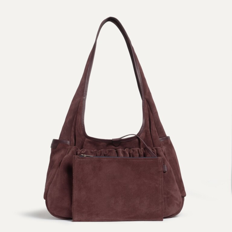 Bleu De Chauffe - Sac Paula - Marron Rubis