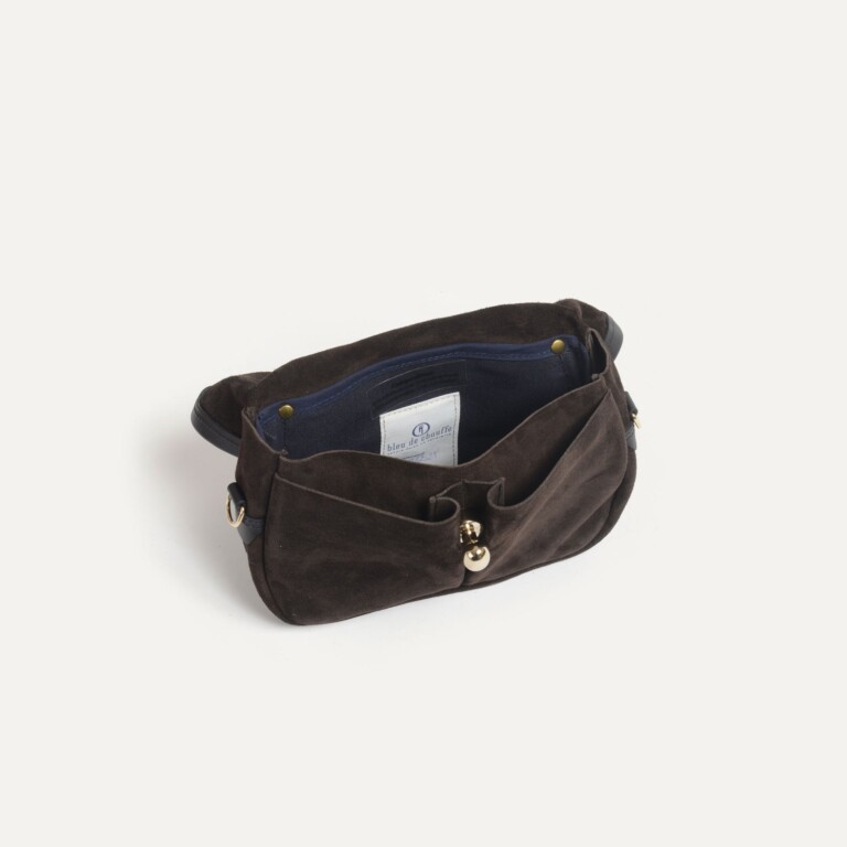 Bleu De Chauffe - Mini sac Jane - Marron foncé