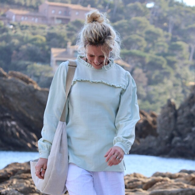 Quintessence - Sac Pia en lin naturel