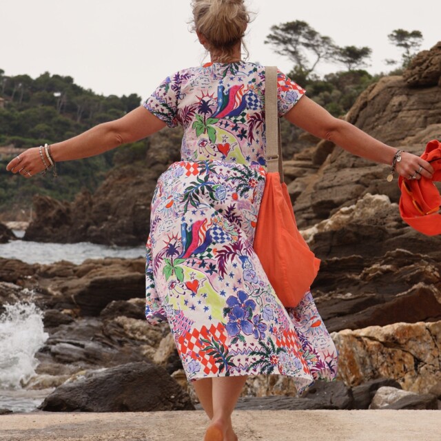 Quintessence - Sac Pia en lin orange