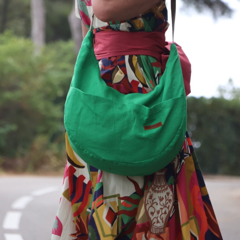 Quintessence - Sac Pia en lin vert frais