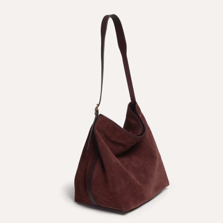 Bleu De Chauffe - Sac seau Sofia - Marron Rubis