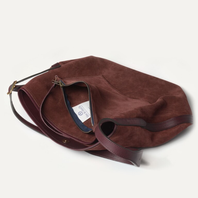 Bleu De Chauffe - Sac seau Sofia - Marron Rubis