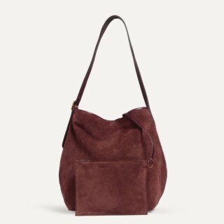 Bleu de Chauffe - Sac seau Sofia – Marron Rubis