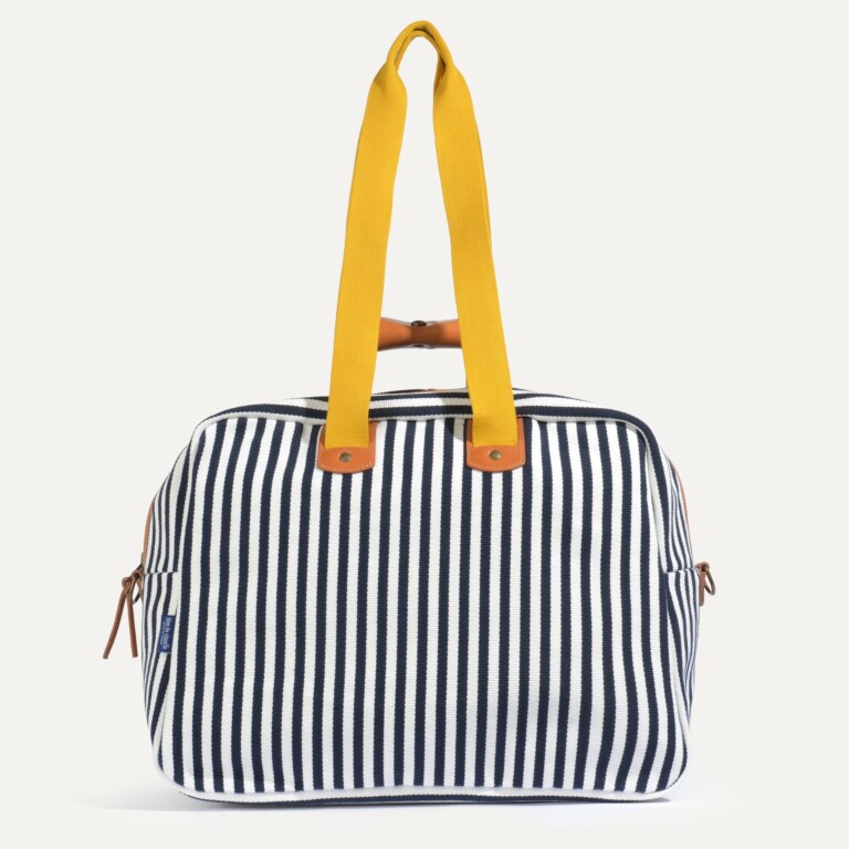Bleu De Chauffe - Sac voyage aviateur Missak - Rayures d'été