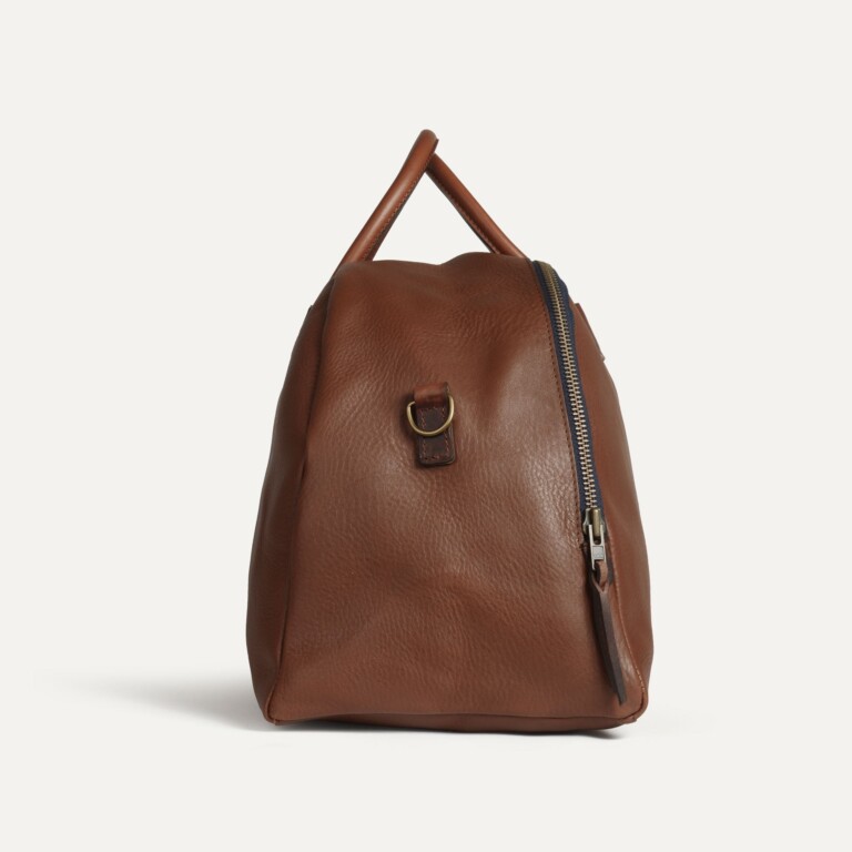 Bleu De Chauffe - Sac voyage Bowling - Brun ambré