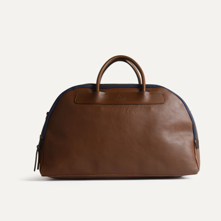 Bleu De Chauffe - Sac voyage Bowling - Brun ambré