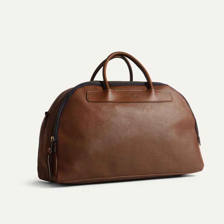 Bleu De Chauffe - Sac voyage Bowling - Brun ambré