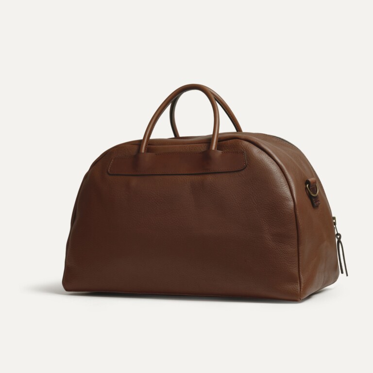 Bleu De Chauffe - Sac voyage Bowling - Brun ambré