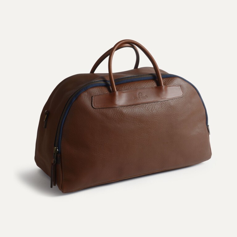 Bleu De Chauffe - Sac voyage Bowling - Brun ambré