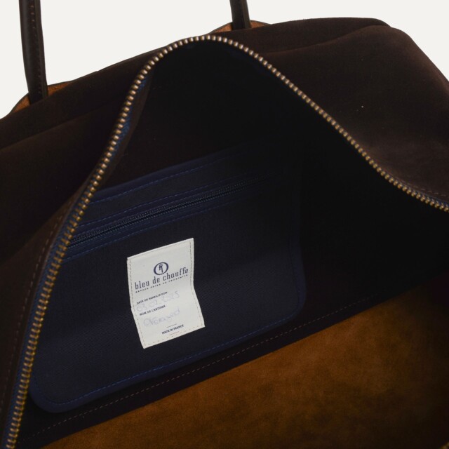 Bleu De Chauffe - Sac voyage Bowling - Marron foncé