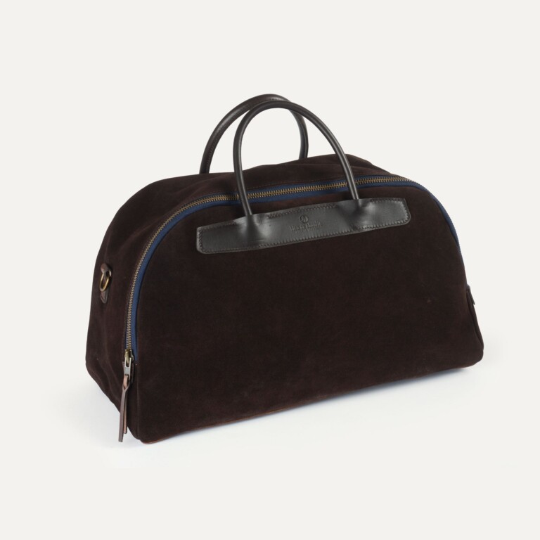 Bleu De Chauffe - Sac voyage Bowling - Marron foncé