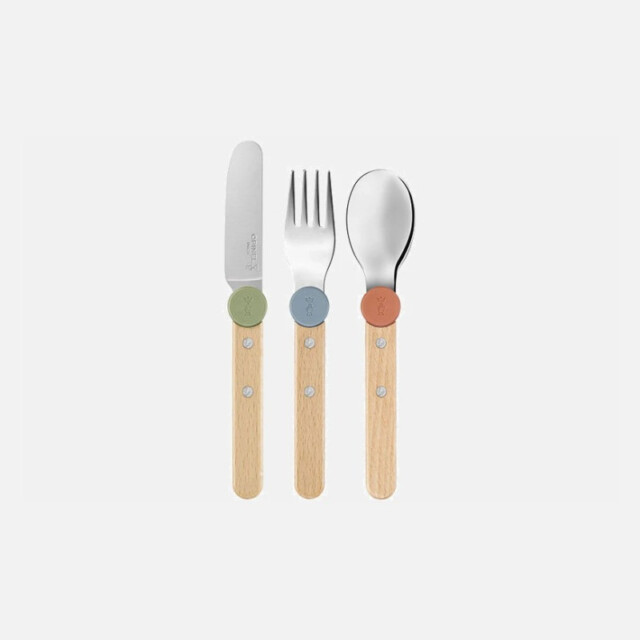 OPINEL - Set de 3 couverts pour enfant OPINEL Le petit Gourmet Panaché
