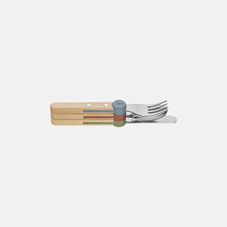 OPINEL - Set de 3 couverts pour enfant OPINEL Le petit Gourmet Panaché
