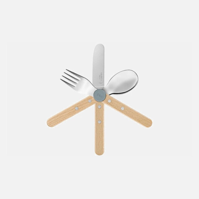 OPINEL - Set de 3 couverts pour enfant OPINEL Le petit Gourmet Panaché
