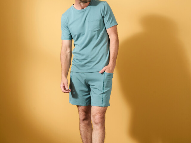 Lemahieu - Short coton modal - Velours - Homme