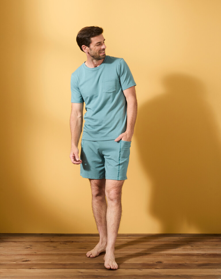 Lemahieu - Short coton modal - Velours - Homme
