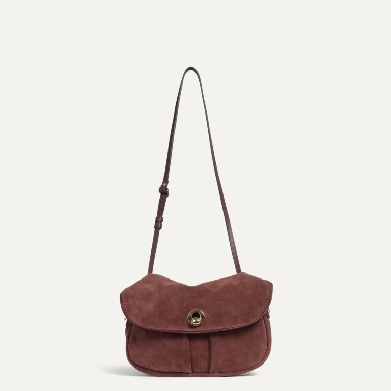 Bleu De Chauffe - Soft musette S Janice - Marron Rubis